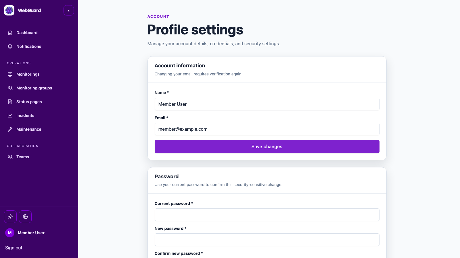 Weekly Monitoring Digest — WebGuard